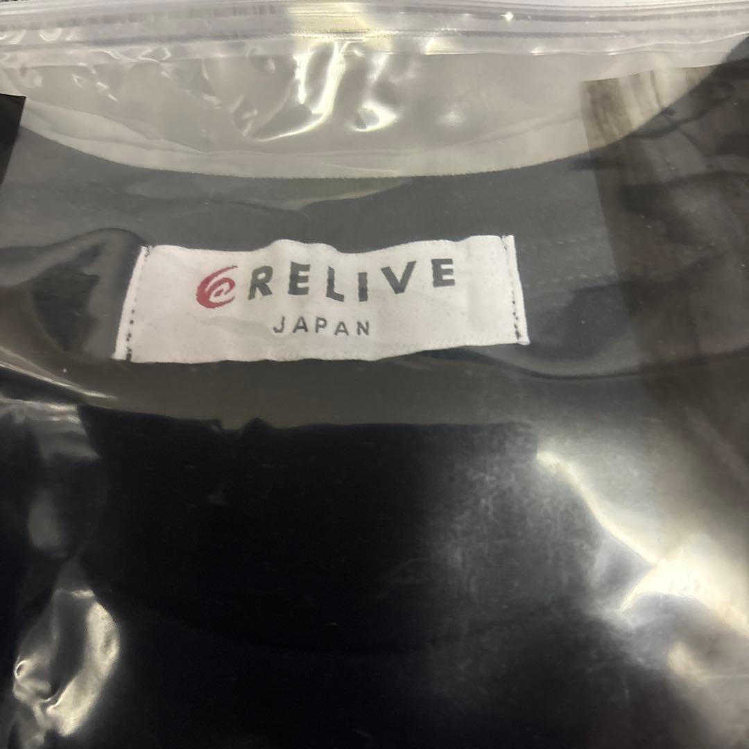 【正規品　新品】RELIVE プレミアムコットン Tシャツ M 黒　男女兼用