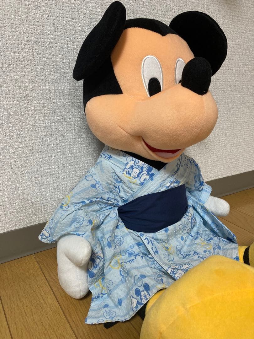 ミッキーBIGぬいぐるみ＊可愛い浴衣　お値下げ！