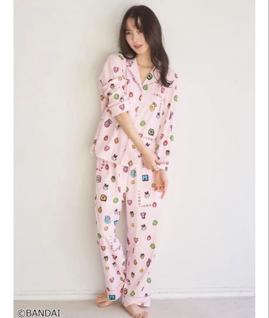 たまごっち スナイデルホーム パジャマ 開襟シャツ＆ロングパンツSET 未開封