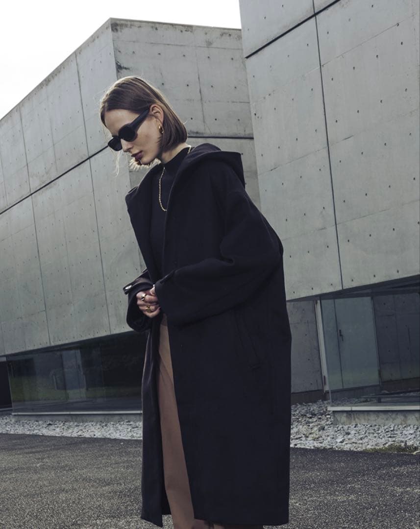 ジャケット・アウター nil due nil un /LONG HOODIE OVER COAT