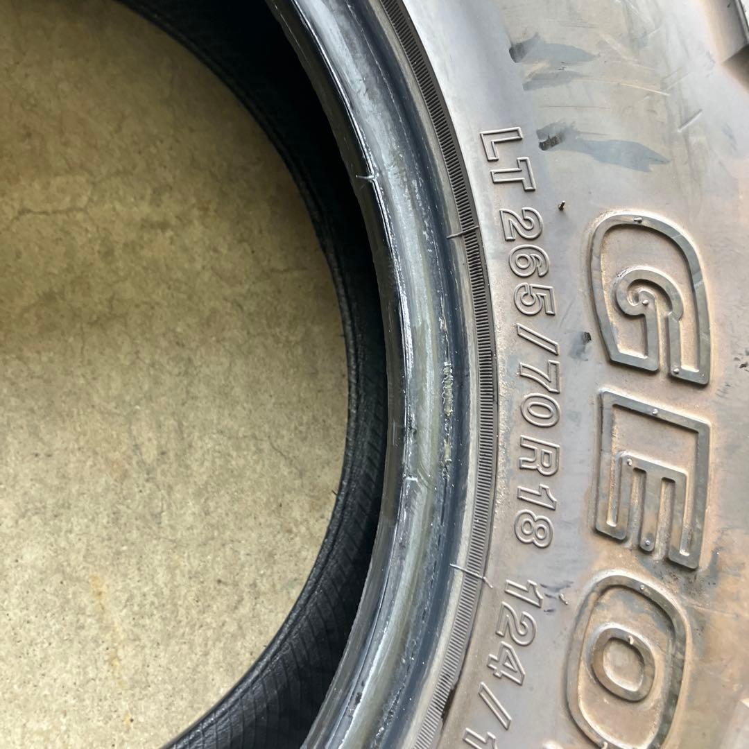 YOKOHAMA 265/70R18 GEOLANDAR X-AT ４本プラド