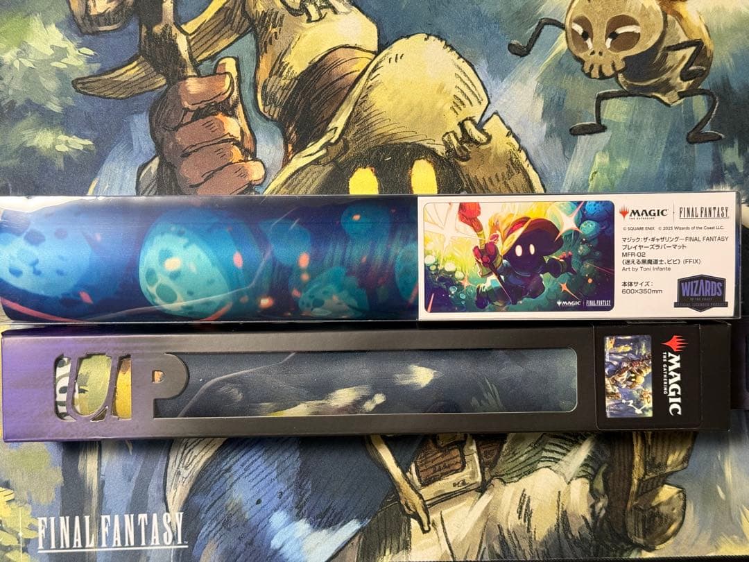 と*丸様 【新品】2種セットMTG×FF 迷える黒魔道士、ビビ ウルトラプロ プ