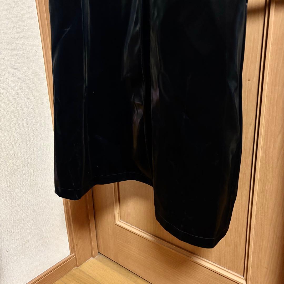 nerazzurri トレンチコート レザー マキシ丈 ロングコート 光沢