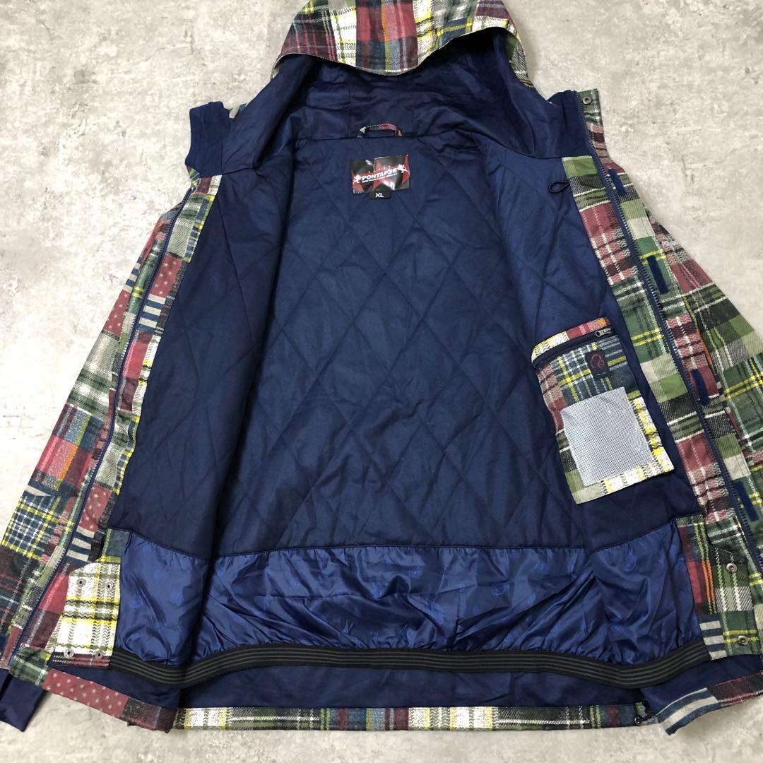 【美品】PONTAPES ポンタぺス スノーボードウェア 上下 セット XL