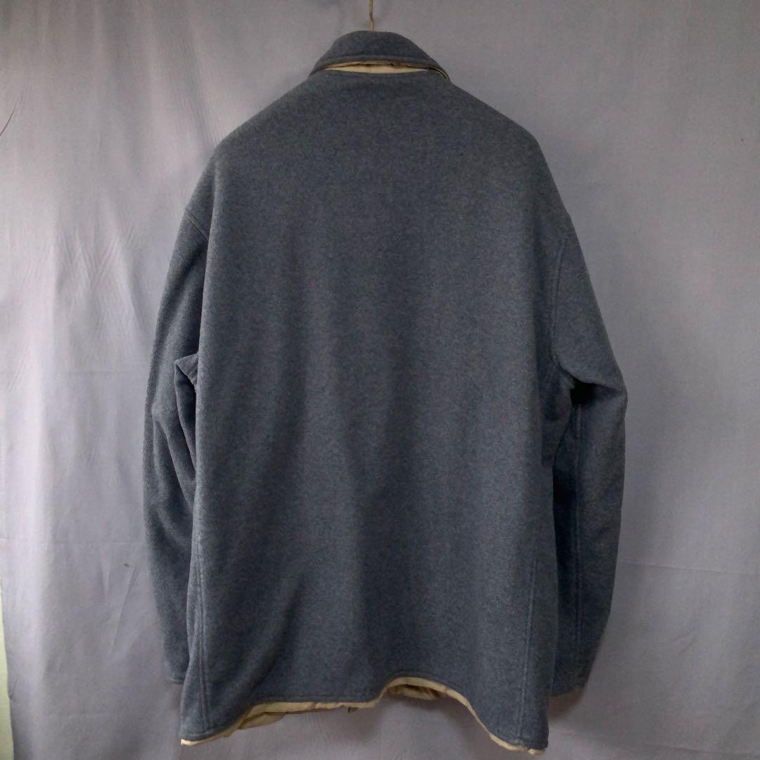 POLO ラルフローレン A-2 フリース ジャケット M 米国製 グレー