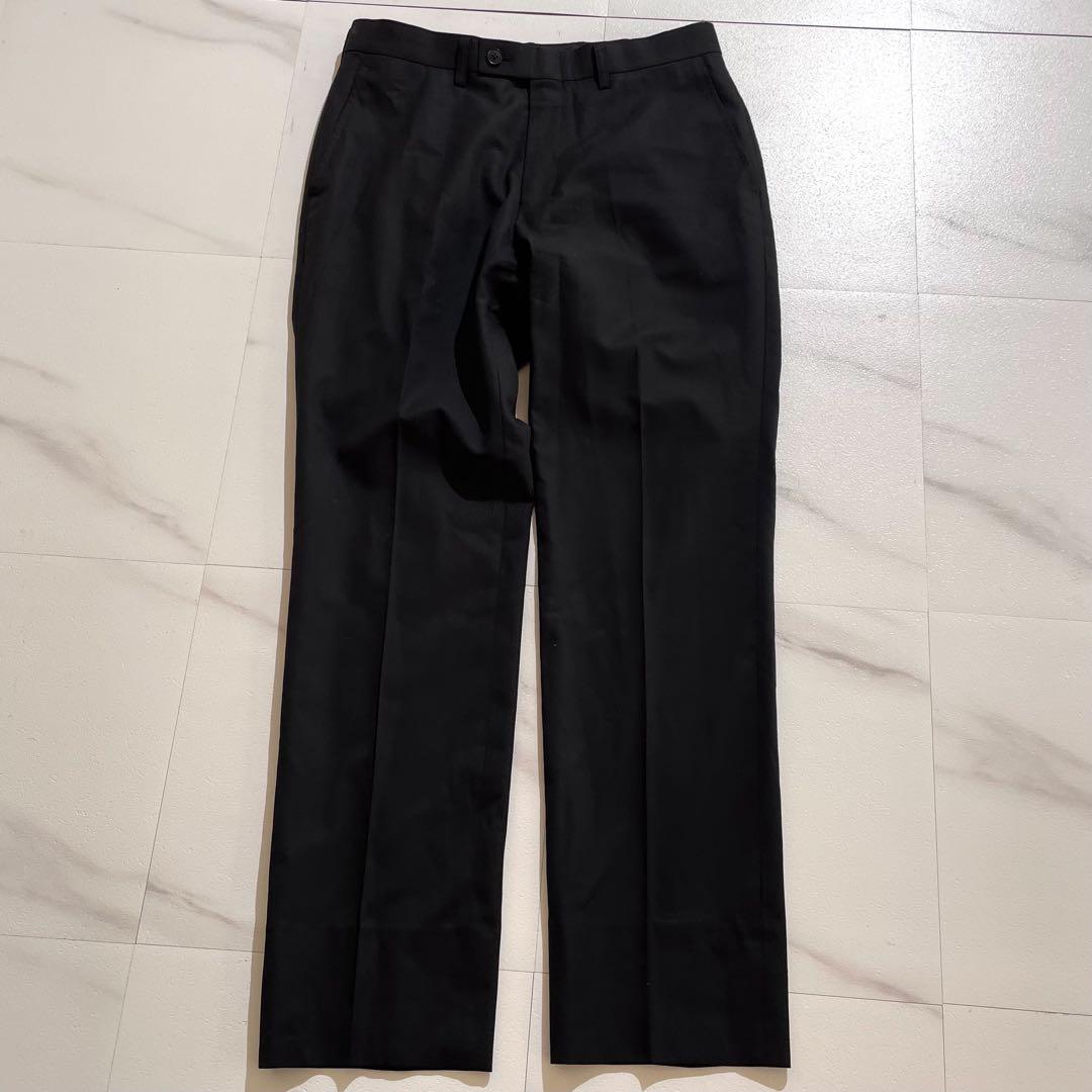 【極美品✨】AOKI×MAJI スーツ スリーピース リバーシブル 無地 黒Y5