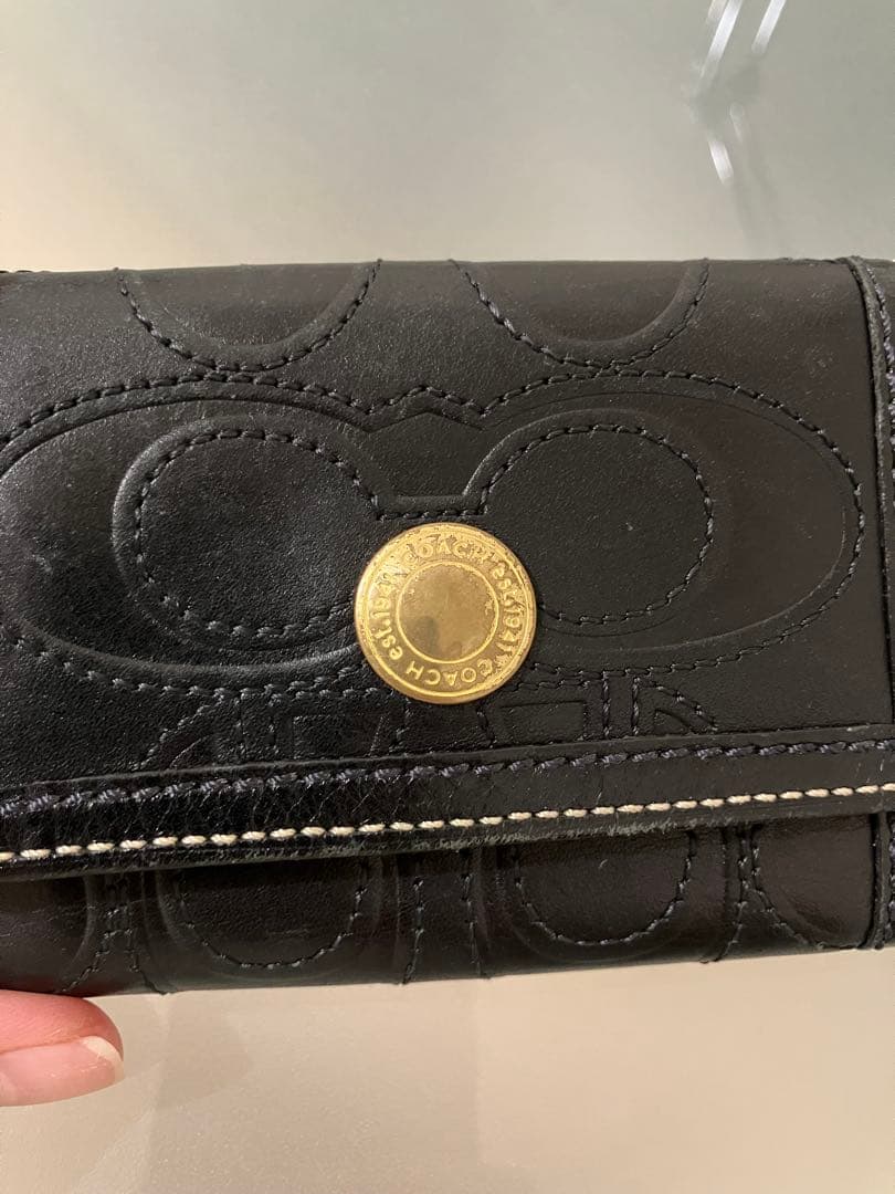 knk.sag 　COACH 三つ折り財布