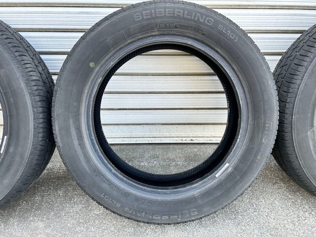 【23年式！溝たっぷり】軽自動車用155/65R14 4本セット 日本製