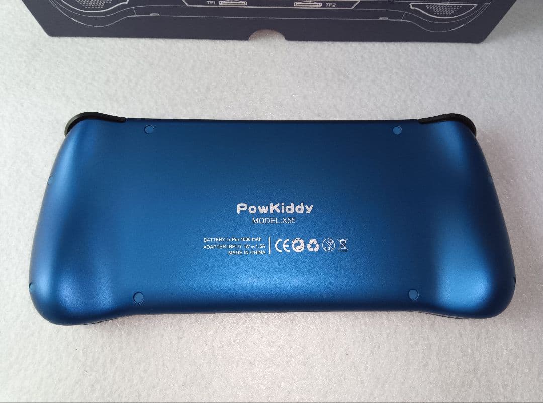 Powkiddy X55 携帯ゲーム機 青色
