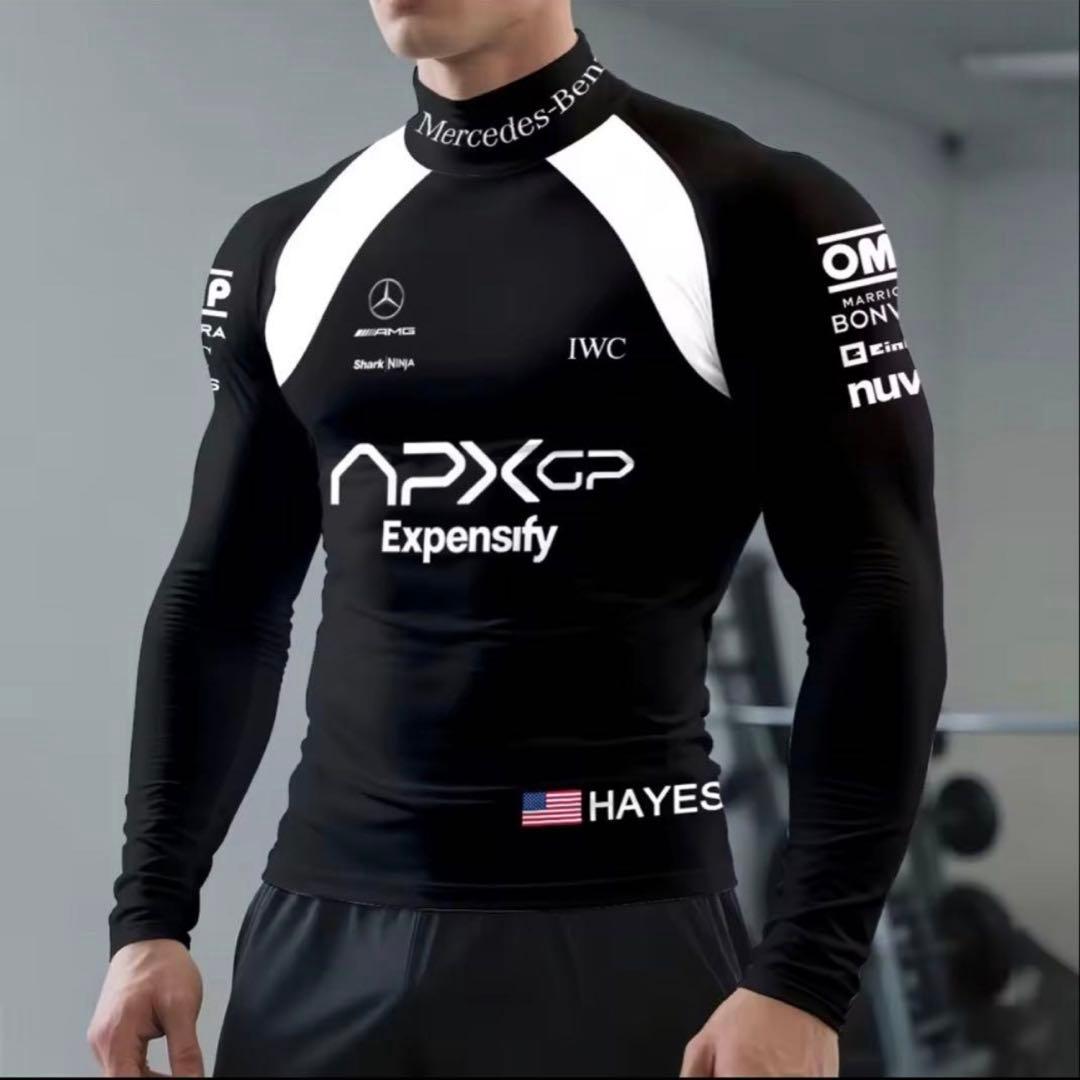映画　F1　エフワン　インナー APXGP Tシャツ　 　ホワイト　M