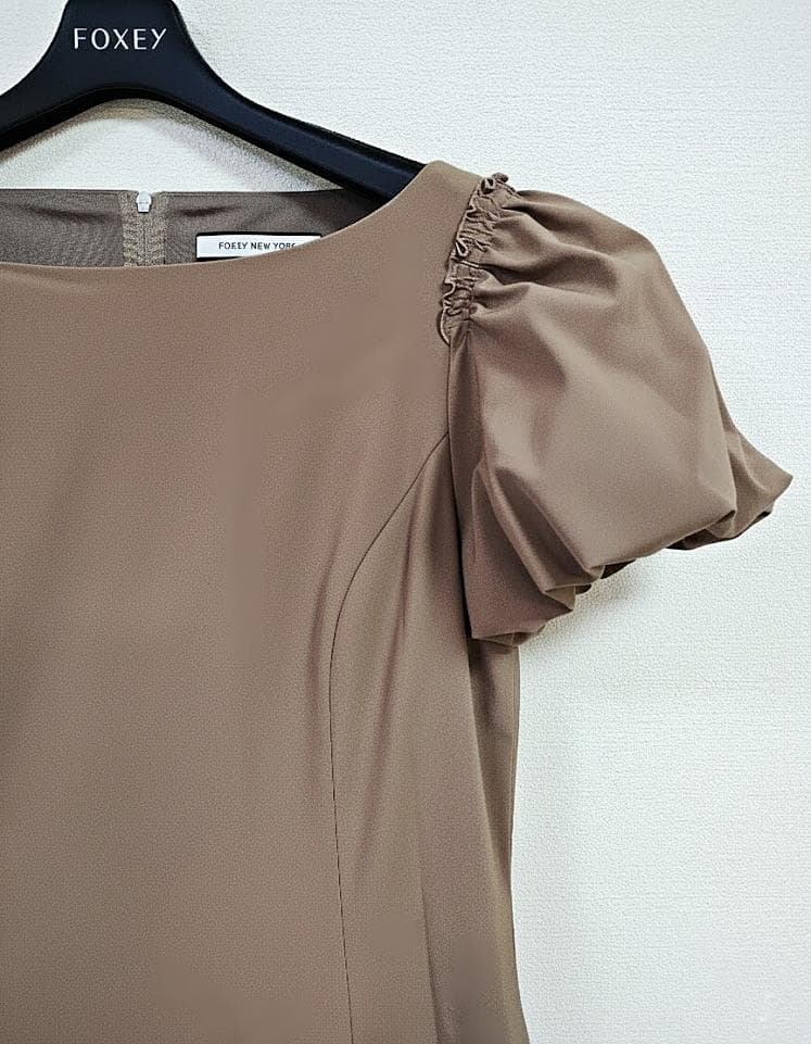 美品 FOXEY NEWYORK フォクシーニューヨーク ガーデニアティドレス