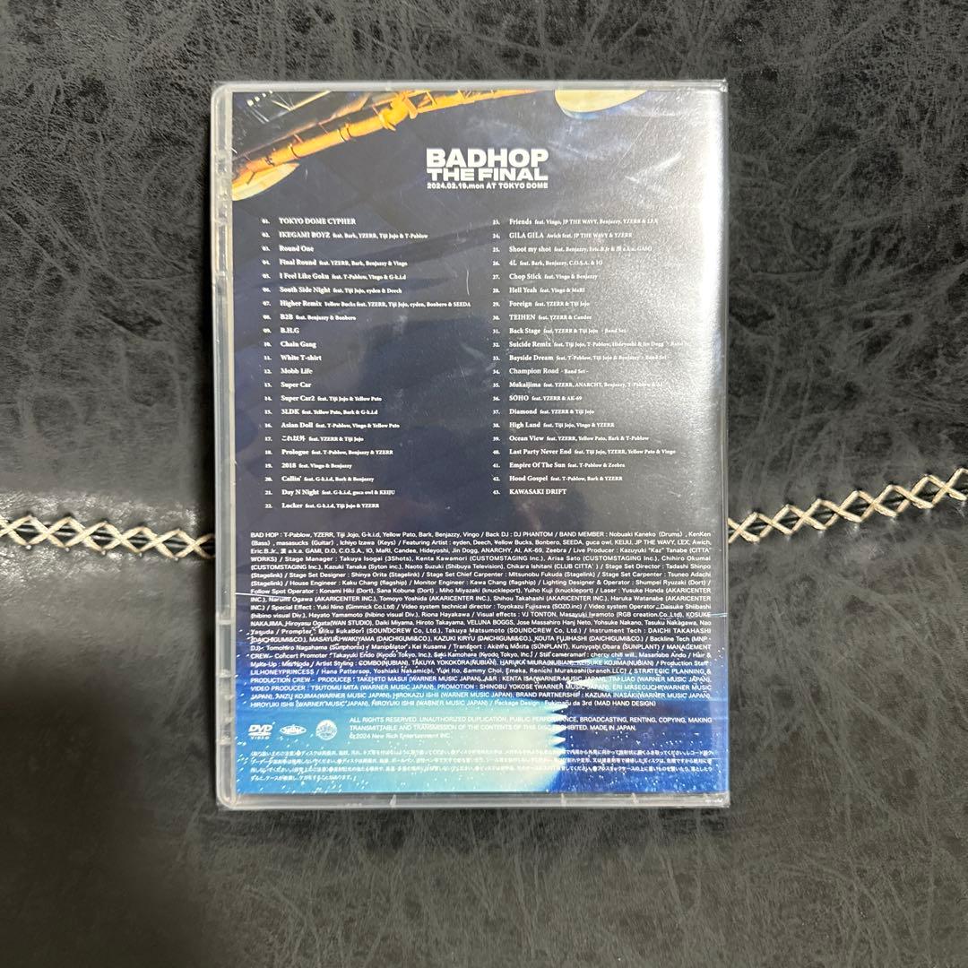 BADHOP THE FINAL バットホップ DVD 東京ドーム未開封