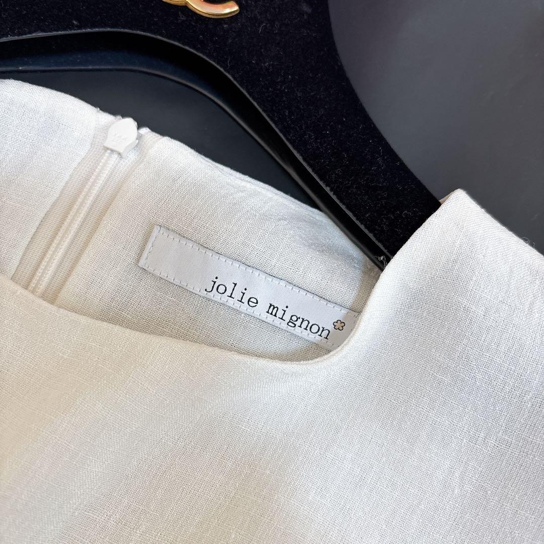 美品☆ジョリーミニョン 森を装うナチュラルワンピース jolie mignon