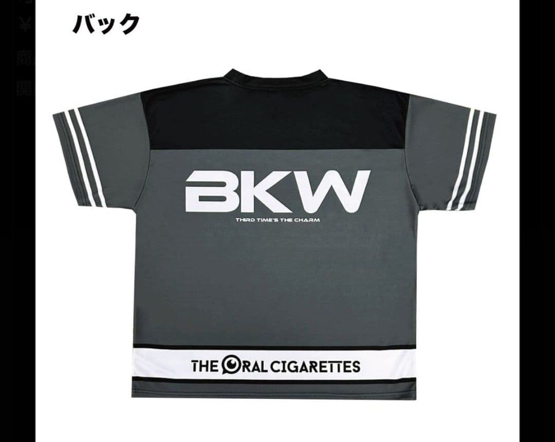 THE ORAL CIGARETTES オリジナルBKWスポーツTシャツ XL