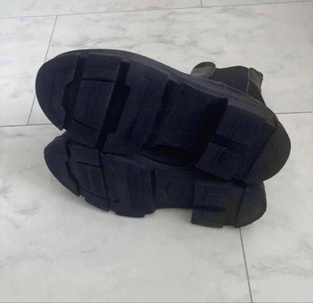 美品⭐︎REMME サイドゴアブーツ プレーントゥ チェルシーブーツ24cm