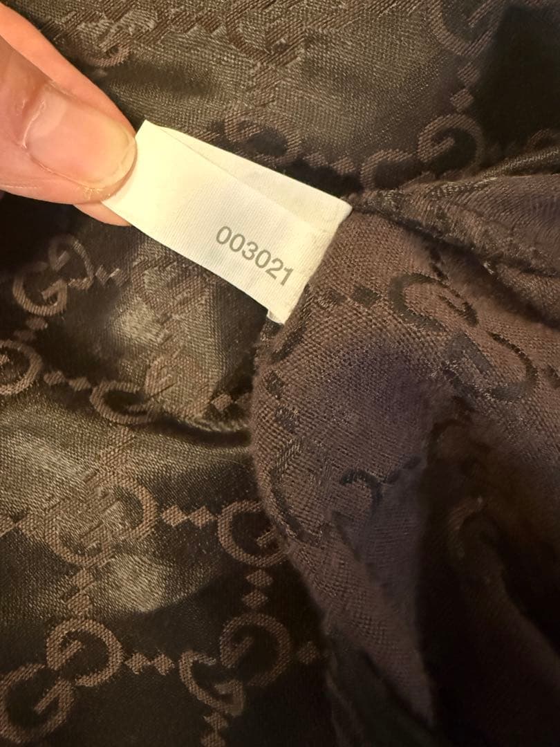 未使用 GUCCI GG柄 ブラウン ウエストポーチ 正規品