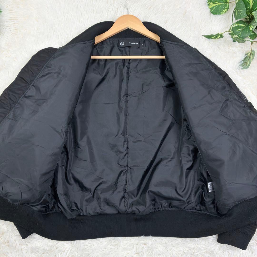 【完売品美品】GU×UNDERCOVER　MA-1　限定　コラボ　洗える　黒　L
