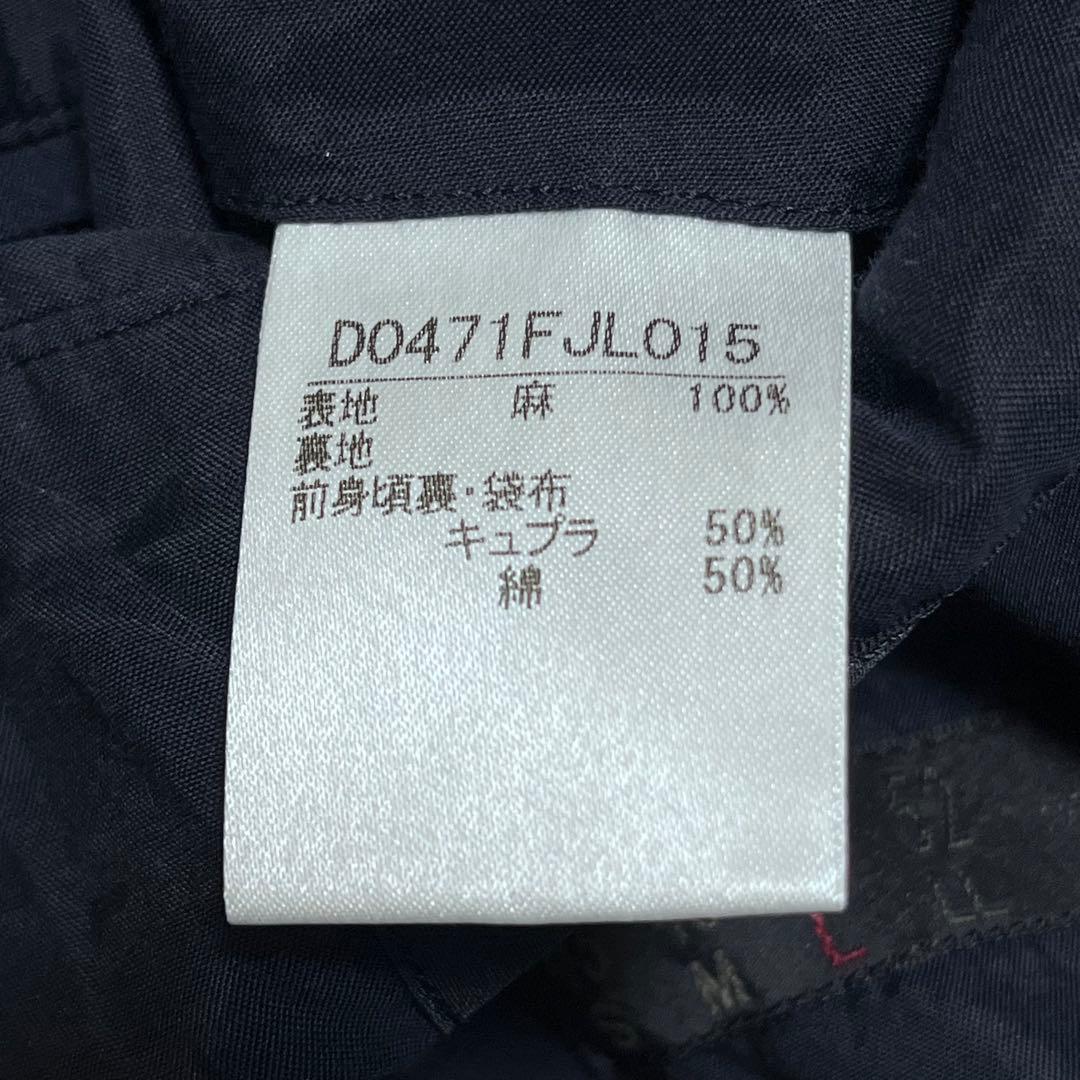 PAPAS パパス　リネンジャケット　テーラードジャケット　薄手