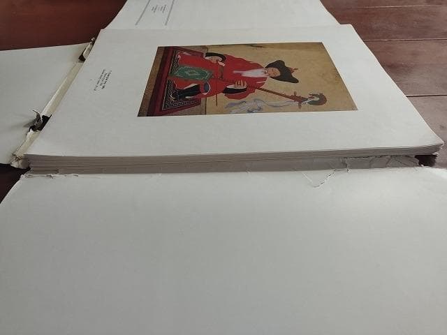 【希少・完品】モンゴル現代美術図版集 1971年 50枚揃 大型ポートフォリオ