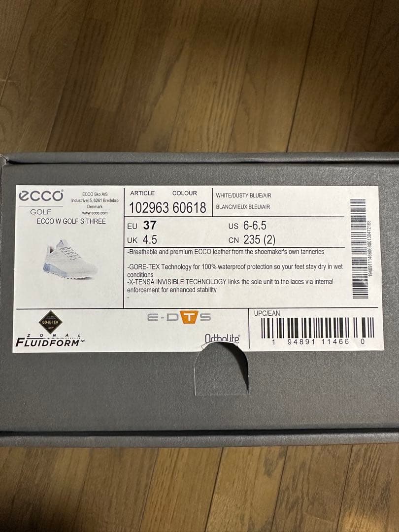 ECCO Golf S-Threeウィメンズ ゴルフシューズ