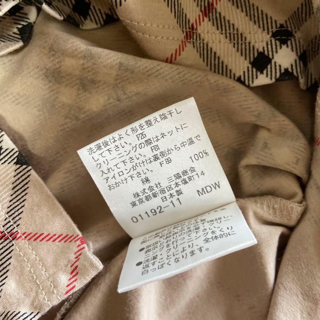 a　バーバリー❤︎チェック半袖はポロシャツ風