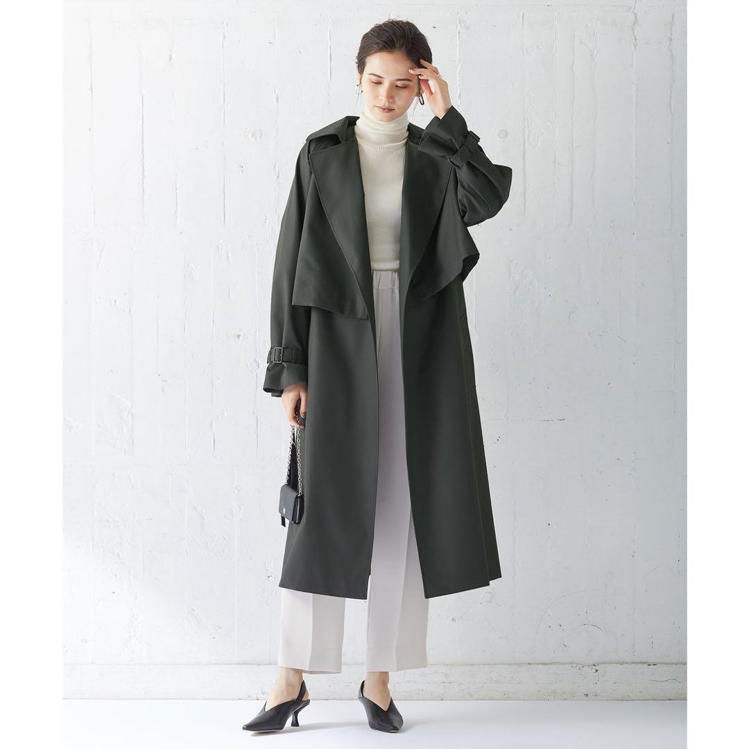 【完売モデル】ICB T/Cシャンブレーツイル 3WAYコート チャコール L