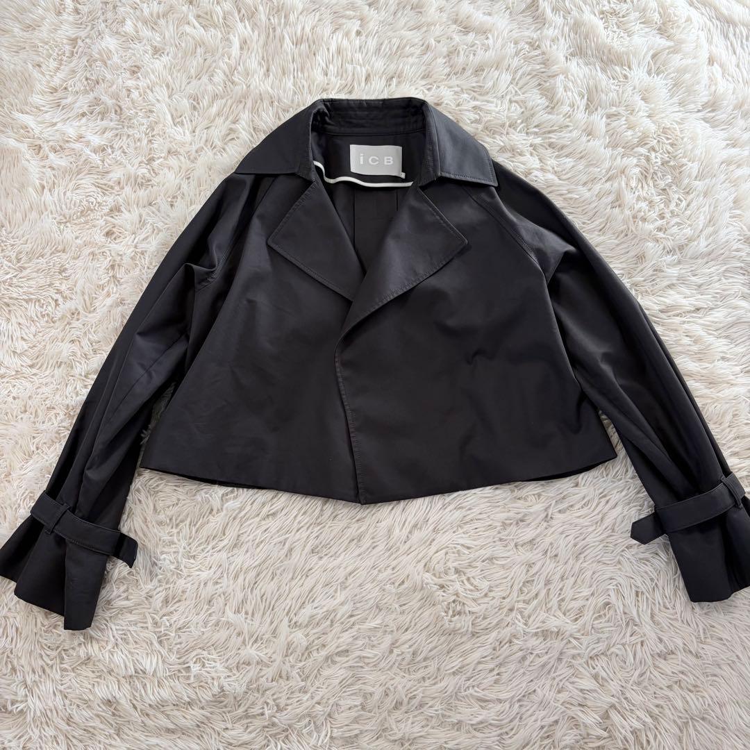 【完売モデル】ICB T/Cシャンブレーツイル 3WAYコート チャコール L