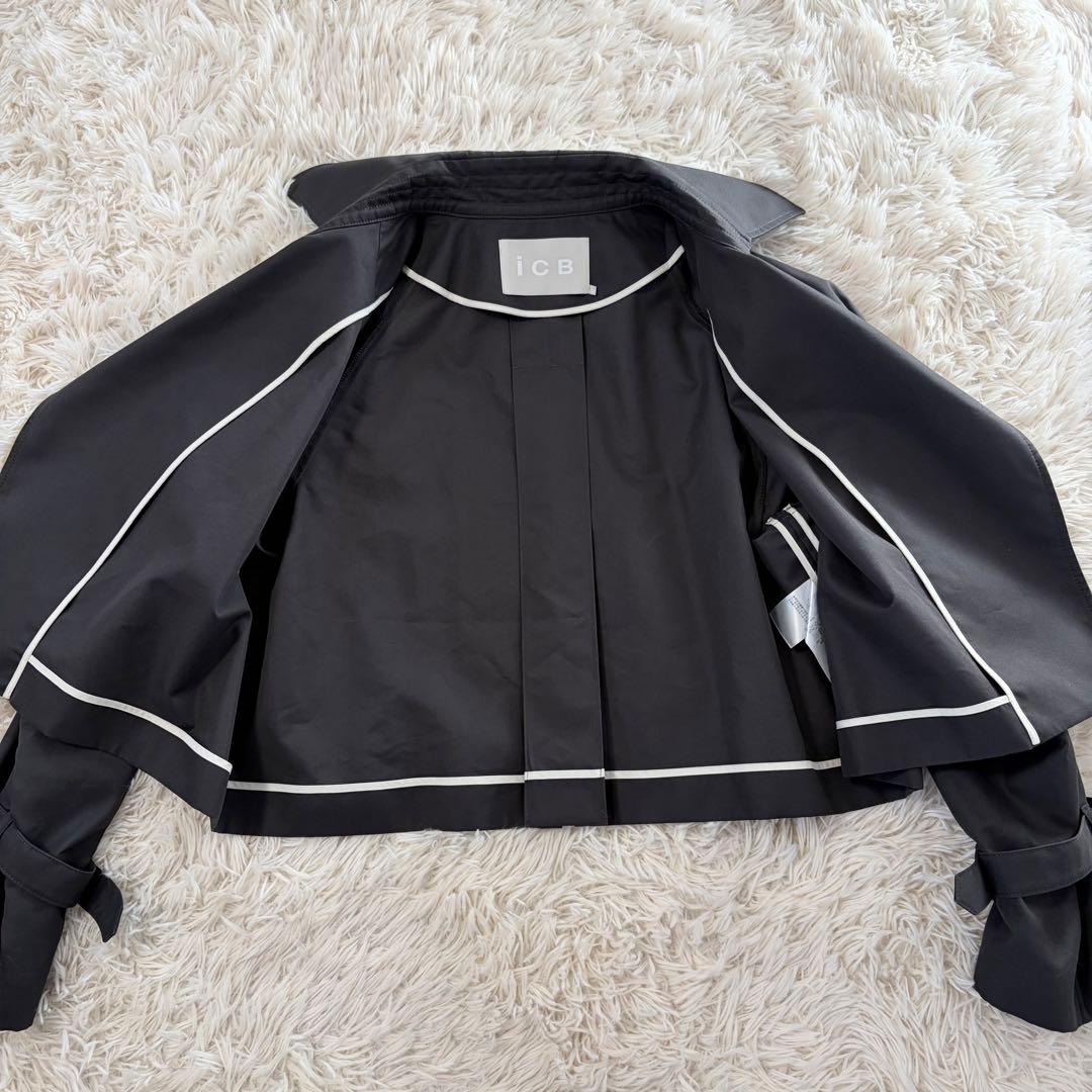 【完売モデル】ICB T/Cシャンブレーツイル 3WAYコート チャコール L