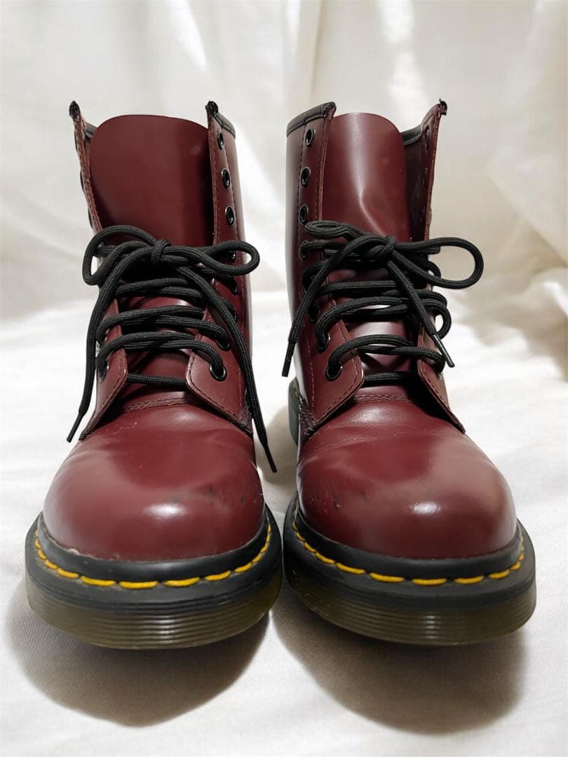 ぽ*。様 Dr.Martens 8ホール チェリーレッド UK5 24cm 正規