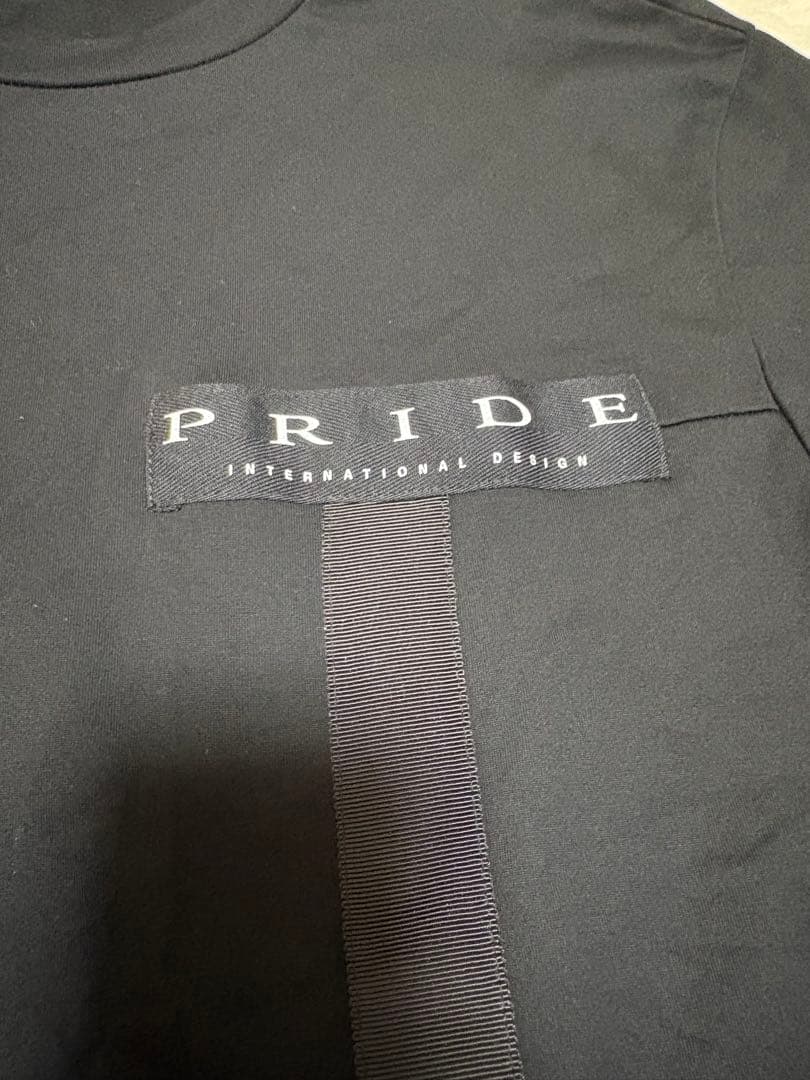 PRIDE プライド　ロゴ ブラック Tシャツ　38