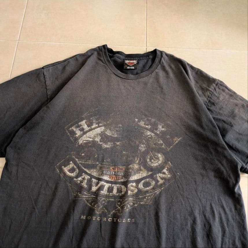 激フェード　ハーレーダビットソン　HarleyDavidson　Tシャツ XL