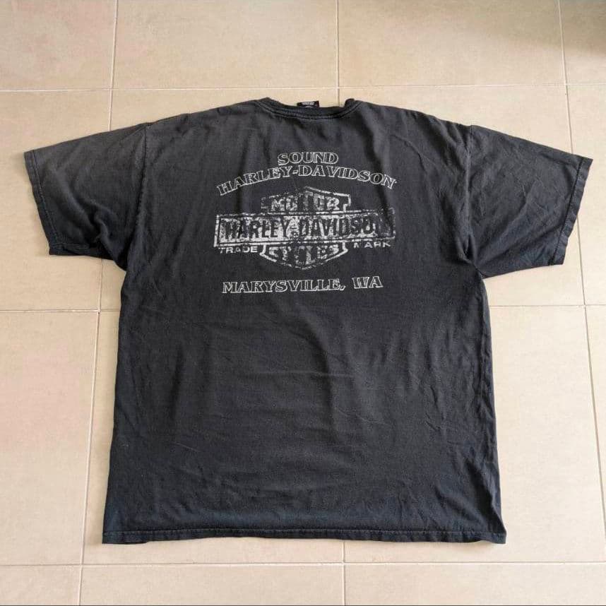 激フェード　ハーレーダビットソン　HarleyDavidson　Tシャツ XL