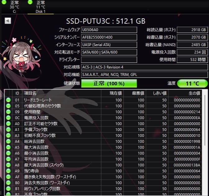 バッファロー SSD 外付け 500GB USB3.2 Gen1