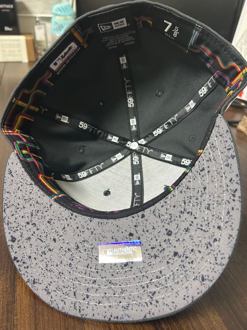New Era 59FIFTY NYキャップ 7 5/8 グレー