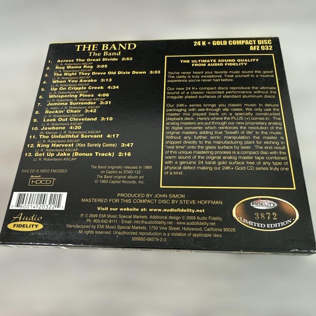 The Band 24K Gold CD ザ・バンド MFSL ゴールド