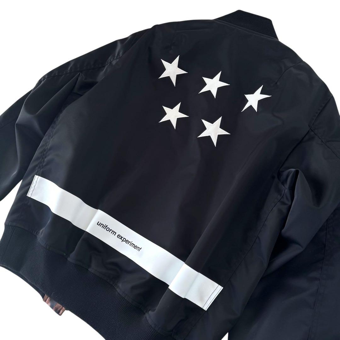 ジャケット・アウター UNIFORM EXPERIMENT REVERSIBLE MA-1 2 M