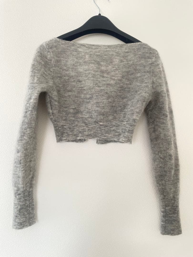 JACQUEMUS モヘア カーディガン Alzou ジャックムス 34 グレー