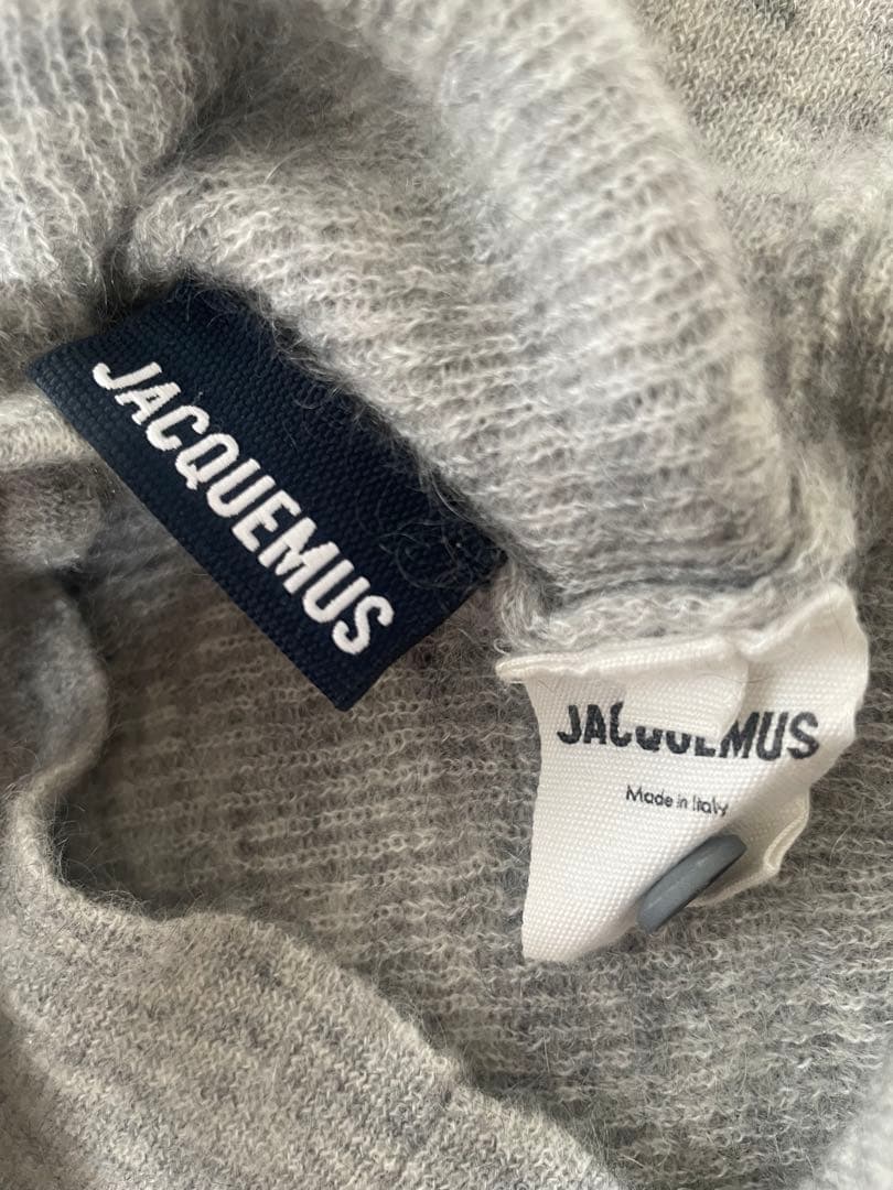 JACQUEMUS モヘア カーディガン Alzou ジャックムス 34 グレー