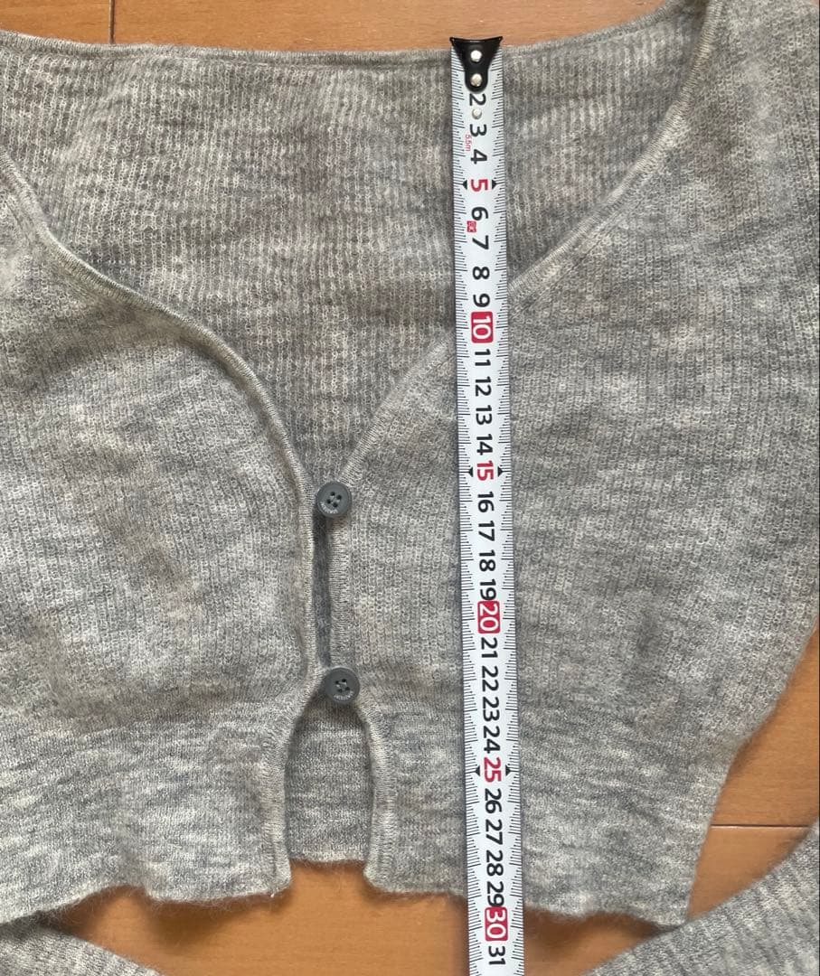 JACQUEMUS モヘア カーディガン Alzou ジャックムス 34 グレー