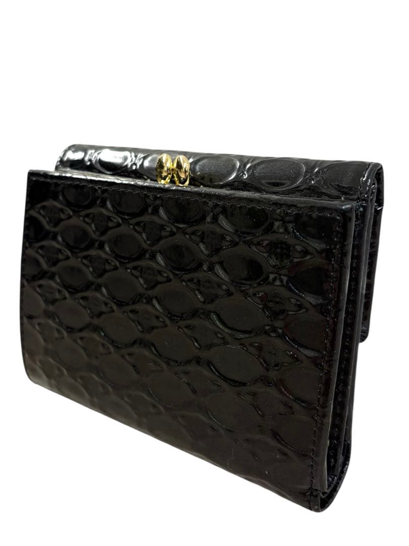 限定品　Vivienne Westwood エナメル　二つ折り　がま口　財布