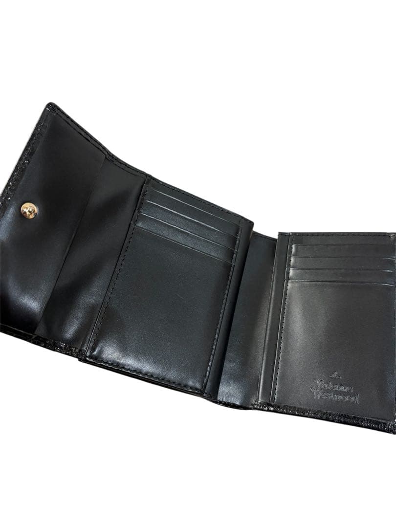 限定品　Vivienne Westwood エナメル　二つ折り　がま口　財布