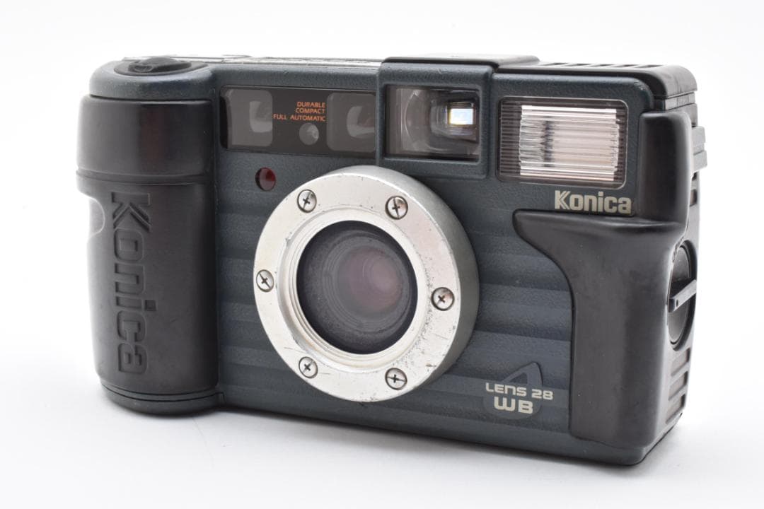 【動作良好】Konica フィルムカメラ 現場監督 LENS 28 WB