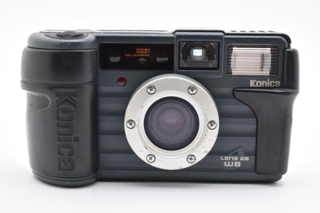 【動作良好】Konica フィルムカメラ 現場監督 LENS 28 WB