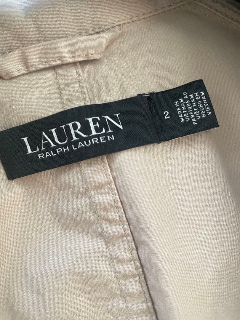 LAUREN RALPH LAUREN ベージュトレンチコート サイズ2