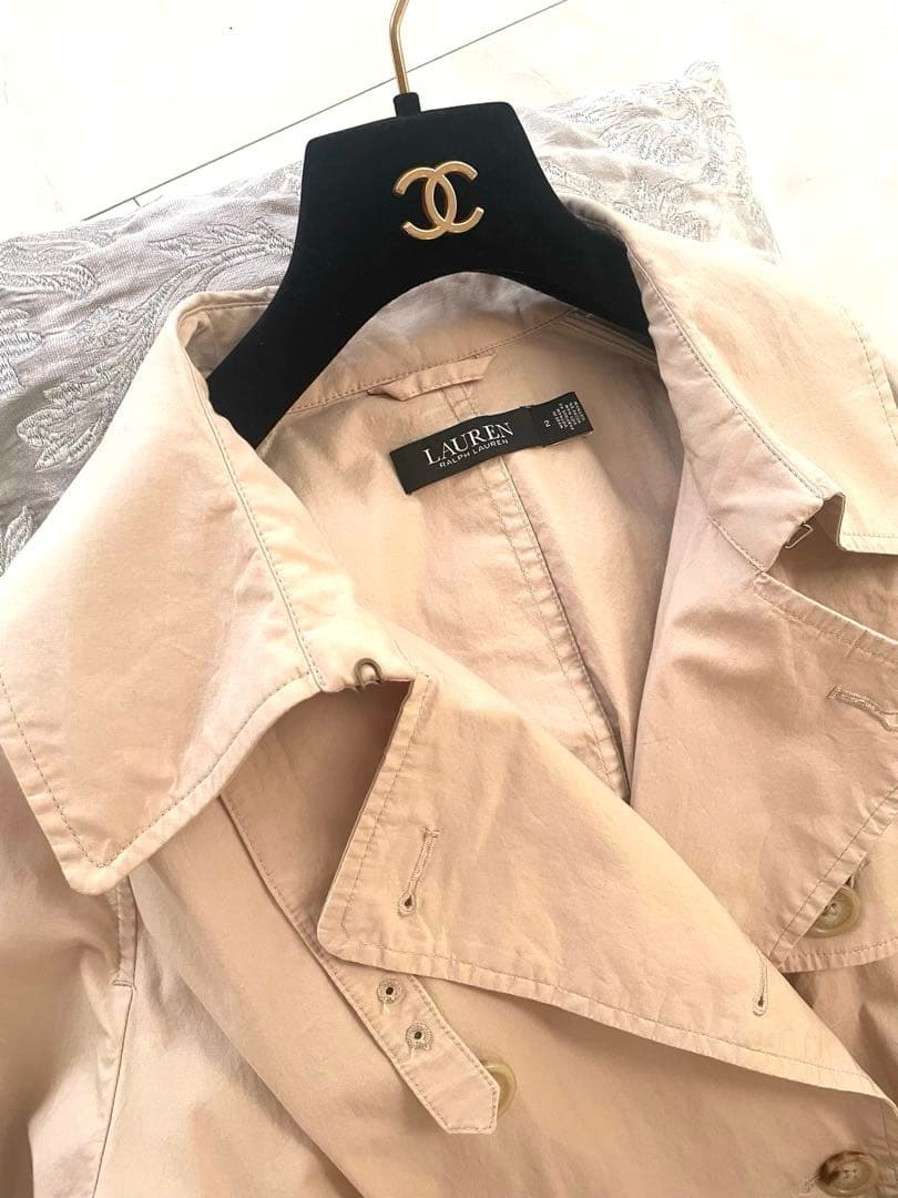 LAUREN RALPH LAUREN ベージュトレンチコート サイズ2