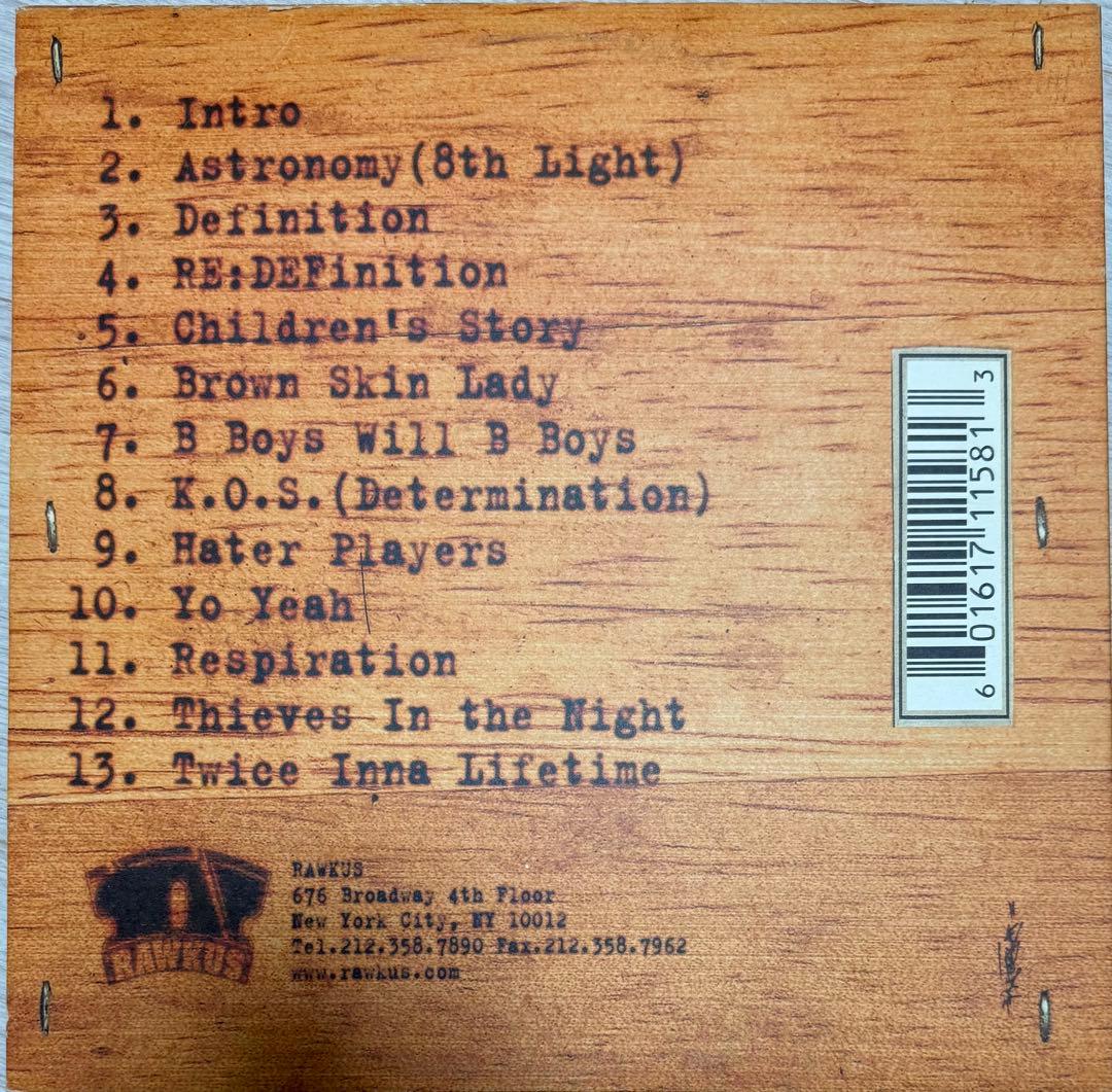 洋楽 Mos Def & Talib Kweli Black Star LP