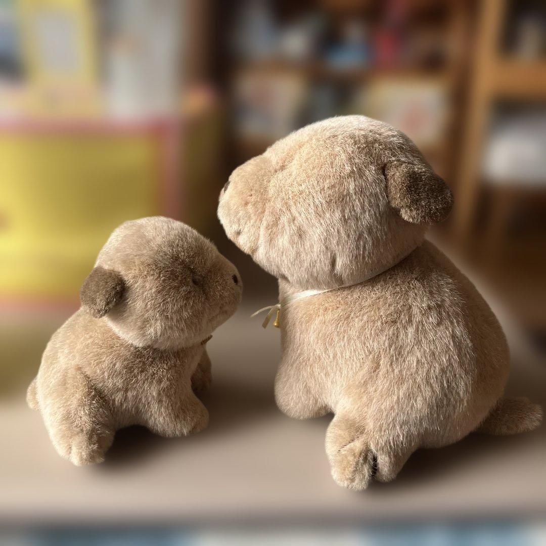 ころわん　大小　おやこ？ぬいぐるみレトロ　希少