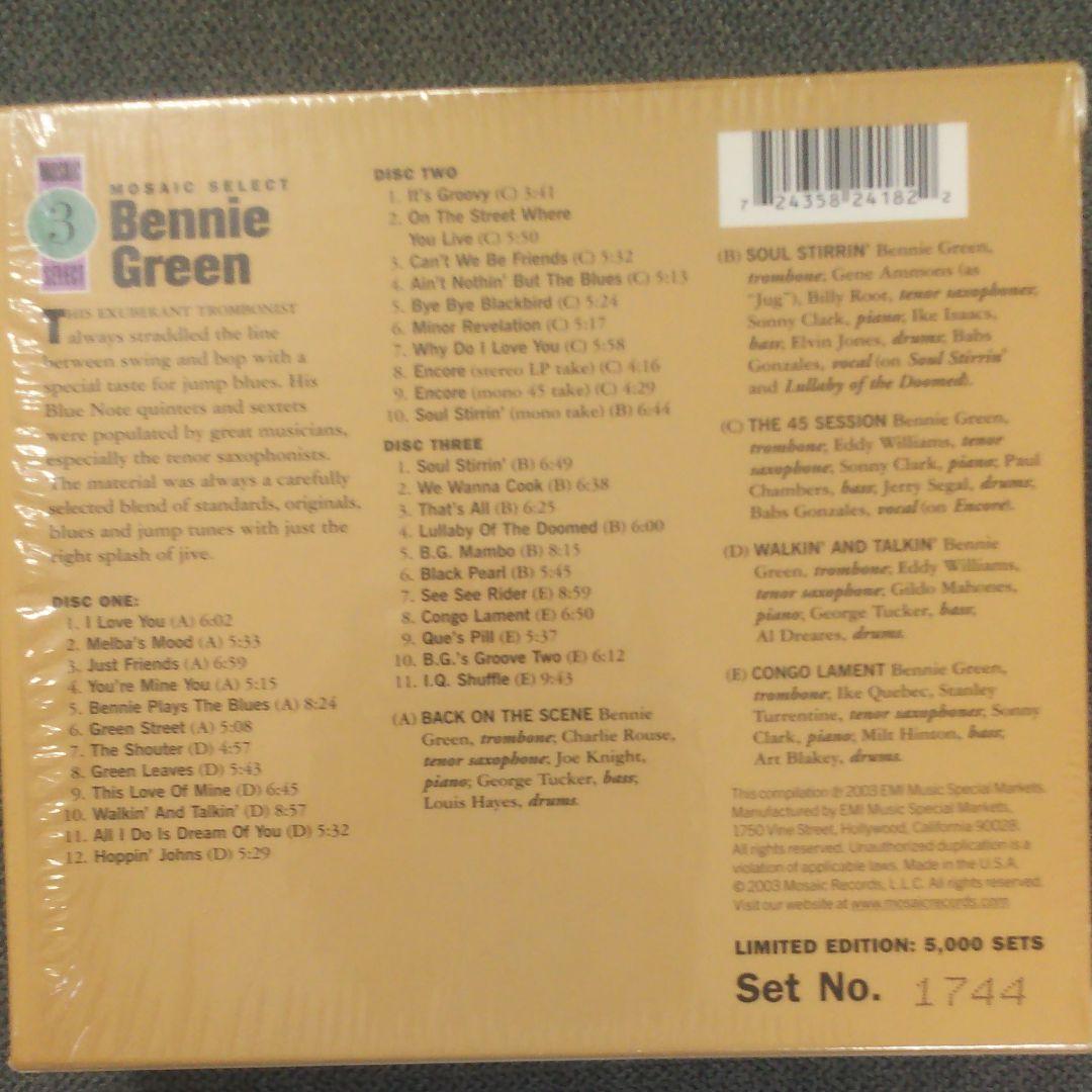 ベニー・グリーン Bennie Green 「Mosaic Select 3」