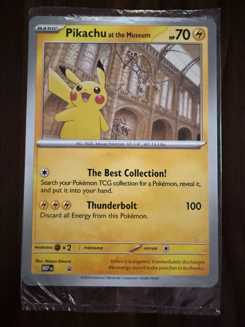 10枚Pikachu at the Museum ピカチュウ ロンドン