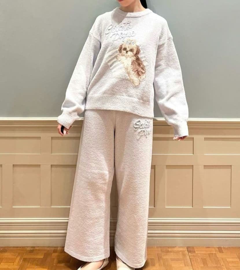 正規品♡新品♡ジェラートピケ♡シーズージャガードプルオーバー＆ロングパンツ 完売